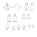Patron Butterick - Chapeau, Moufles, Pantalon, Salopette, Veste Patron Butterick 