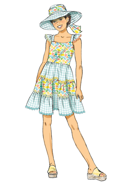 Patron Butterick - Chapeau, Robe Patron Butterick 
