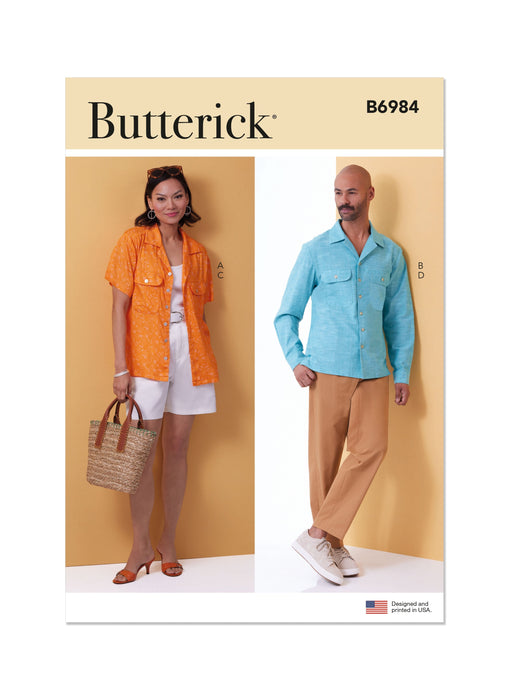 Patron Butterick - Chemise, Pantalon, Short Patron Butterick 
