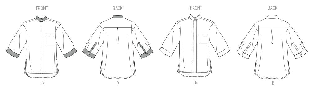 Patron Butterick - Chemise Patron Butterick 