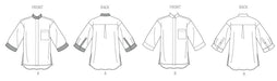 Patron Butterick - Chemise Patron Butterick 