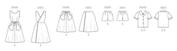 Patron Butterick - Chemisier, Jupe, Short Patron Butterick 