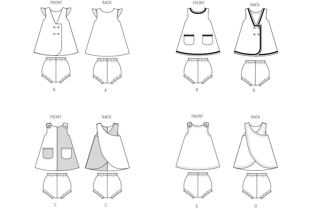 Patron Butterick - Culotte, Robe Patron Butterick 