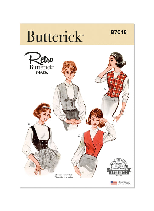 Patron Butterick - Gilet Patron Butterick 
