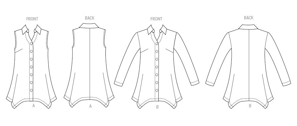 Patron Butterick - Haut Patron Butterick 