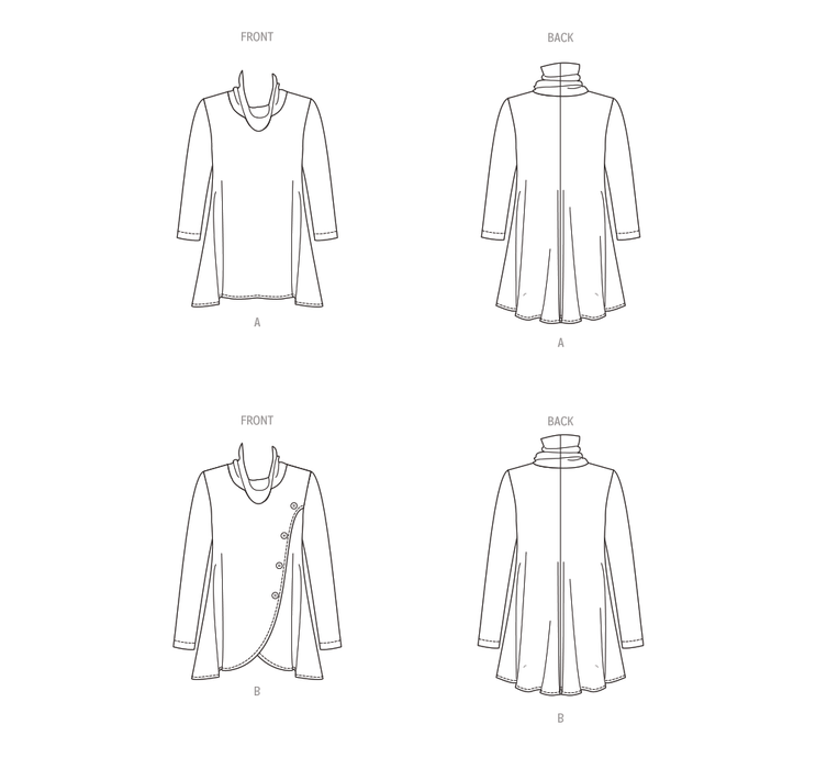 Patron Butterick - Haut Patron Butterick 