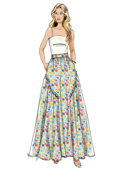 Patron Butterick - Jupe Patron Butterick 