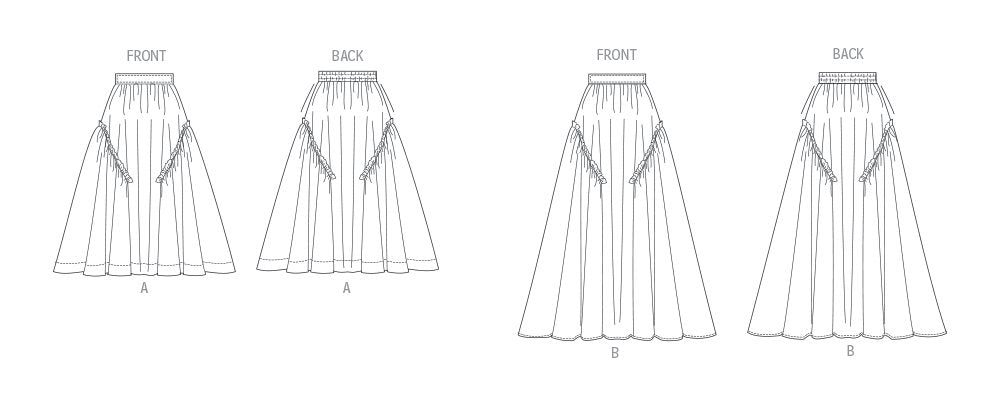 Patron Butterick - Jupe Patron Butterick 