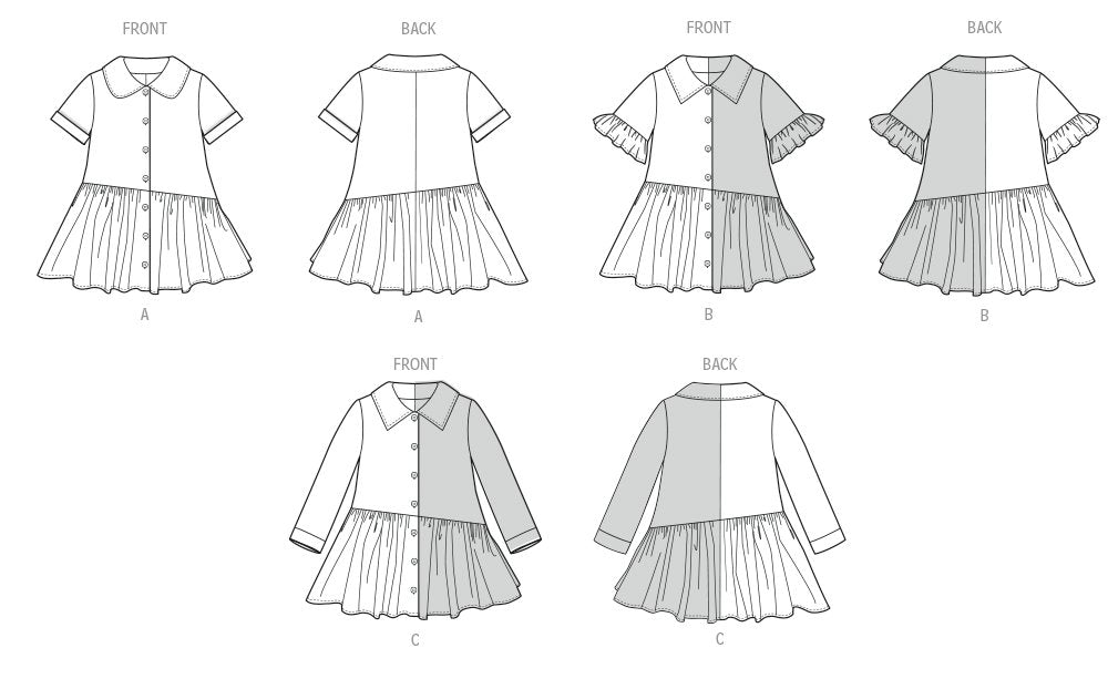 Patron Butterick - Jupe, Robe Patron Butterick 