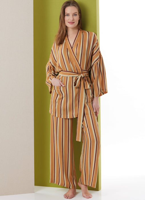 Patron Butterick - Pantalon, Robe de chambre Patron Butterick 