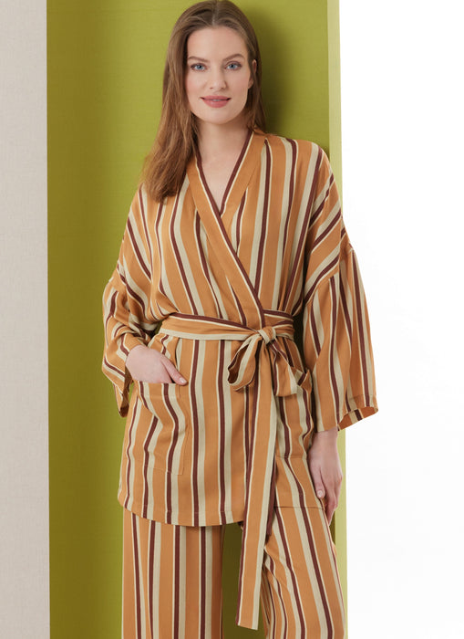 Patron Butterick - Pantalon, Robe de chambre Patron Butterick 