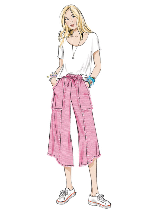 Patron Butterick - Pantalon, T-shirt Patron Butterick 