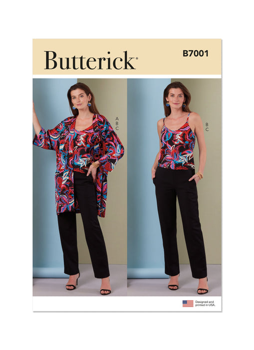 Patron Butterick - Pantalon, Veste Patron Butterick 