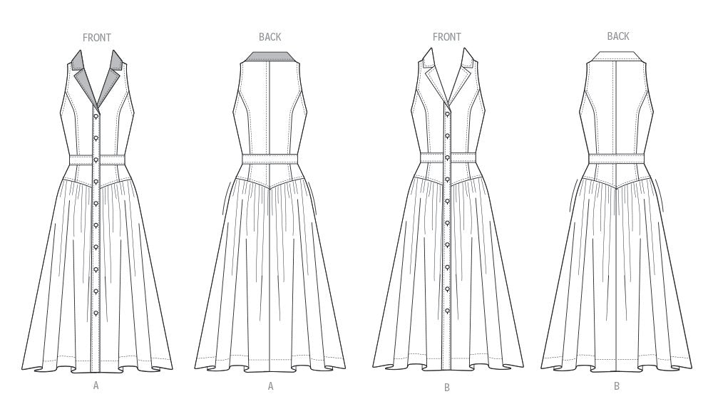Patron Butterick - Robe Patron Butterick 