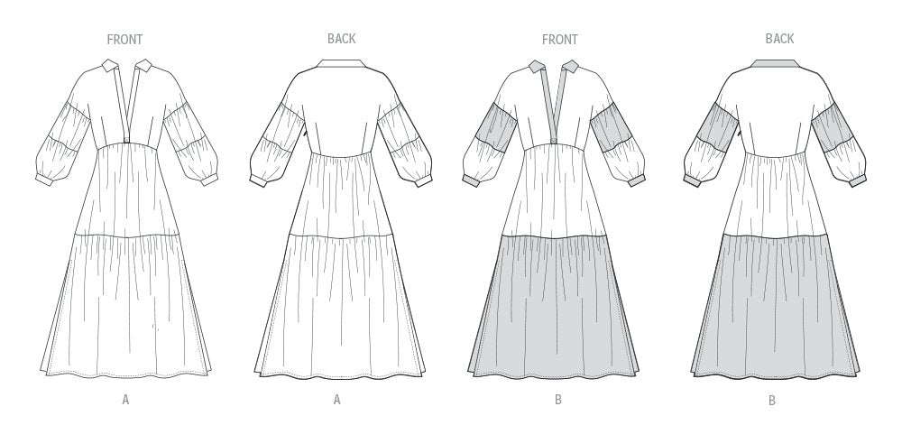 Patron Butterick - Robe Patron Butterick 