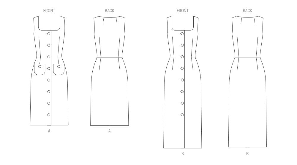 Patron Butterick - Robe Patron Butterick 
