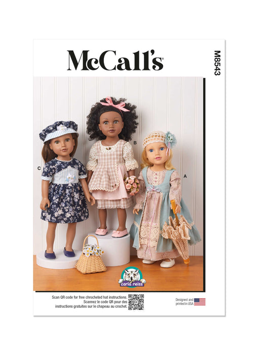 Patron Carla Reiss - Vêtement pour poupée Patron McCall's 
