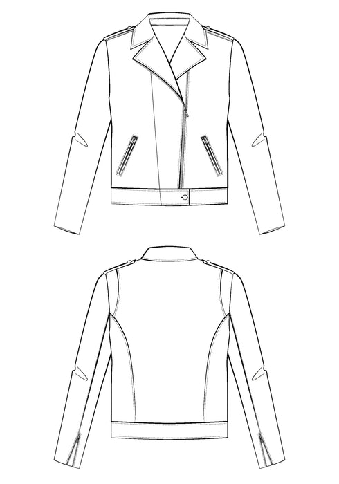 Patron couture blouson Misfit - Maison Fauve Patron Maison Fauve 