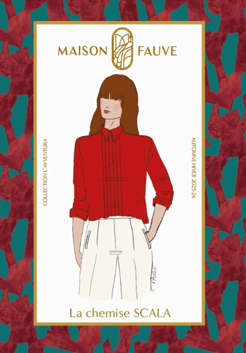Patron couture Chemise Scala - Maison Fauve Patron Maison Fauve 