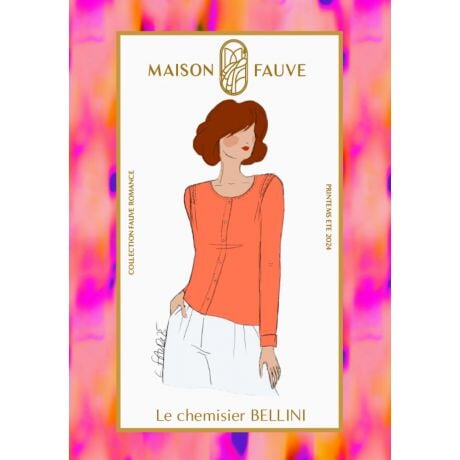 Patron couture chemisier Bellini - Maison Fauve Patron Maison Fauve 