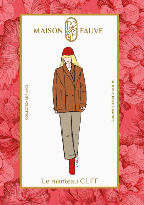 Patron couture manteau Cliff - Maison Fauve Patron Maison Fauve 