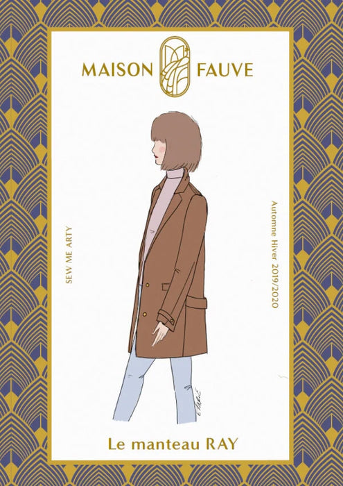 Patron couture manteau Ray - Maison Fauve Patron Maison Fauve 