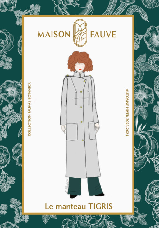 Patron couture manteau Tigris - Maison Fauve Patron Maison Fauve 