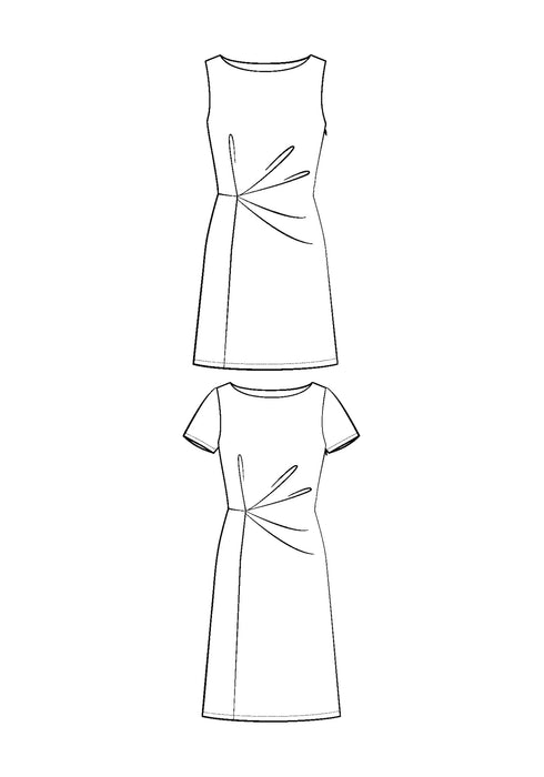 Patron couture robe drapée Twist - Maison Fauve Patron Maison Fauve 
