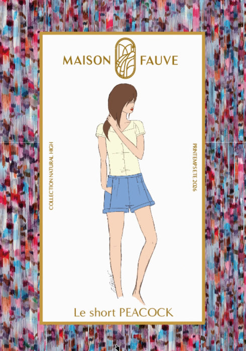 Patron couture short Peacock - Maison Fauve Patron Maison Fauve 