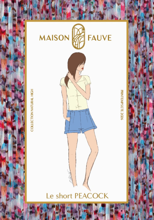 Patron couture short Peacock - Maison Fauve Patron Maison Fauve 