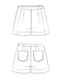 Patron couture short Peacock - Maison Fauve Patron Maison Fauve 