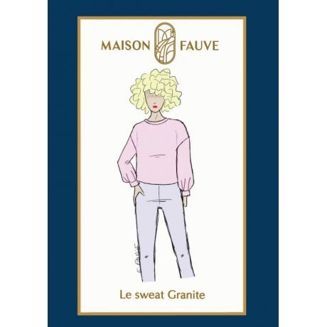 Patron couture sweat Granite - Maison Fauve Patron Maison Fauve 