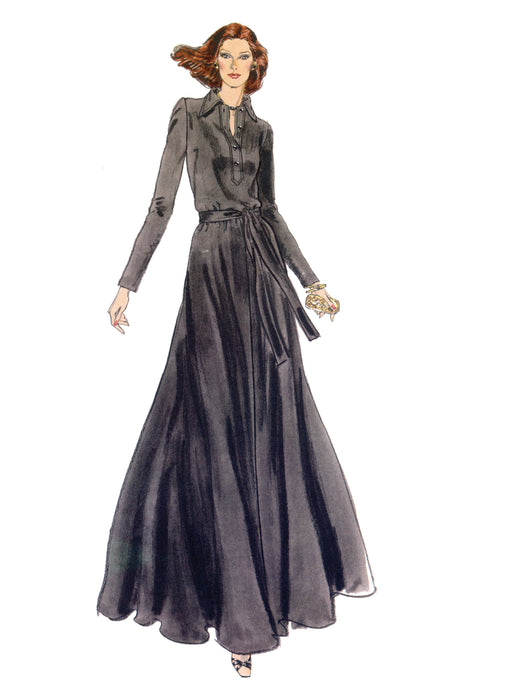 Patron Diane Von Furstenberg - Ceinture, Corsage, Jupe, Robe Patron Vogue 