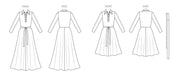 Patron Diane Von Furstenberg - Ceinture, Corsage, Jupe, Robe Patron Vogue 