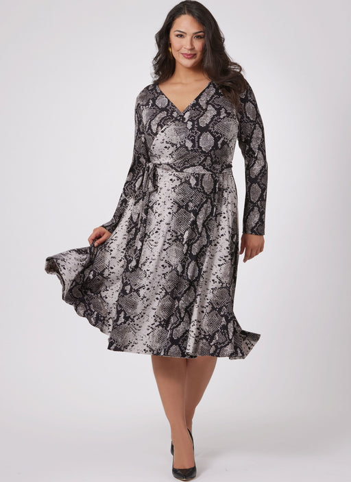 Patron Diane Von Furstenberg - Corsage, Jupe, Robe Patron Vogue 