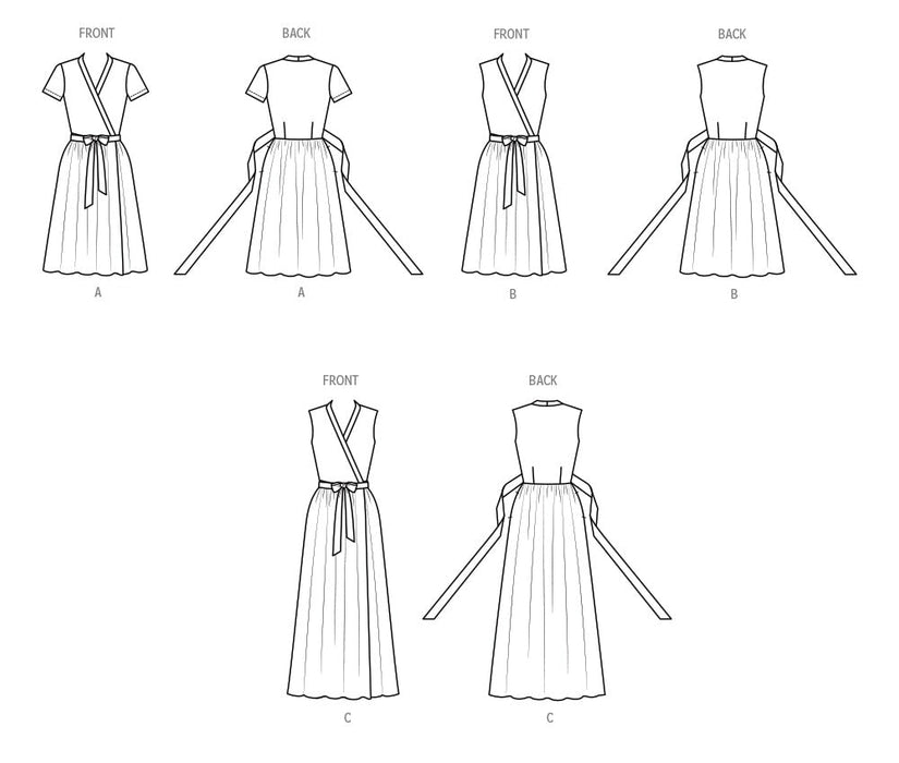 Patron Diane Von Furstenberg - Corsage, Jupe, Robe Patron Vogue 
