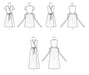 Patron Diane Von Furstenberg - Corsage, Jupe, Robe Patron Vogue 