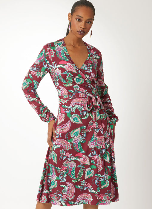 Patron Diane Von Furstenberg - Corsage, Robe Patron Vogue 