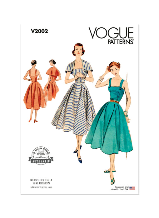 Patron Elizabeth Burger - Cape, Corsage, Haut, Jupe, Robe Patron Vogue 