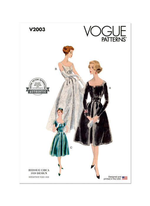 Patron Elizabeth Burger - Corsage, Jupe, Jupon, Robe Patron Vogue 