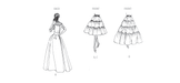 Patron Elizabeth Burger - Corsage, Jupe, Jupon, Robe Patron Vogue 