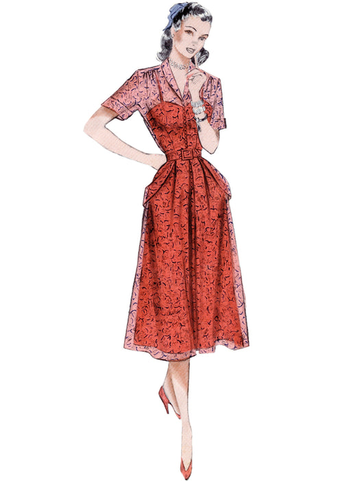 Patron Elizabeth Burger - Corsage, Jupe, Robe Patron Butterick 