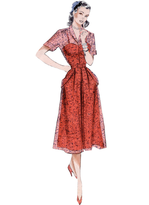Patron Elizabeth Burger - Corsage, Jupe, Robe Patron Butterick 