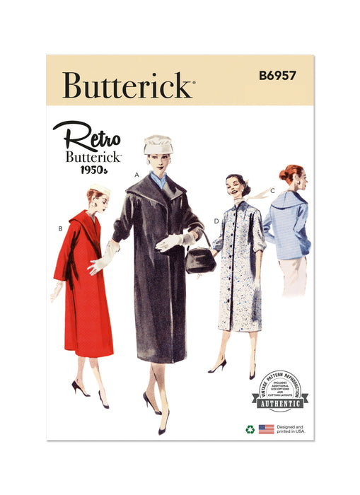 Patron Elizabeth Burger - Manteau Patron Butterick 
