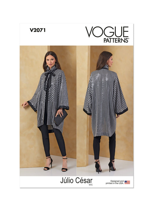 Patron Júlio César Nyc - Haut, Veste Patron Vogue 