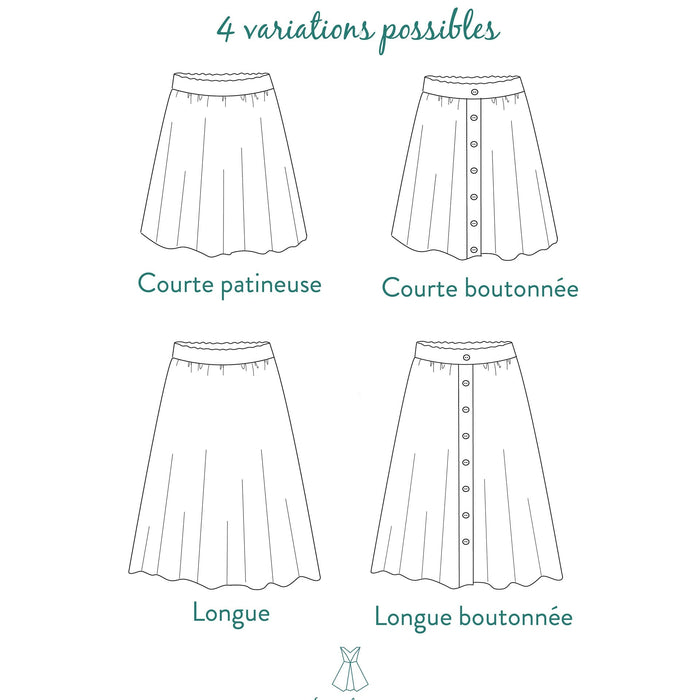 Patron Jupe COROT - Les Patronnes Patron Les patronnes 