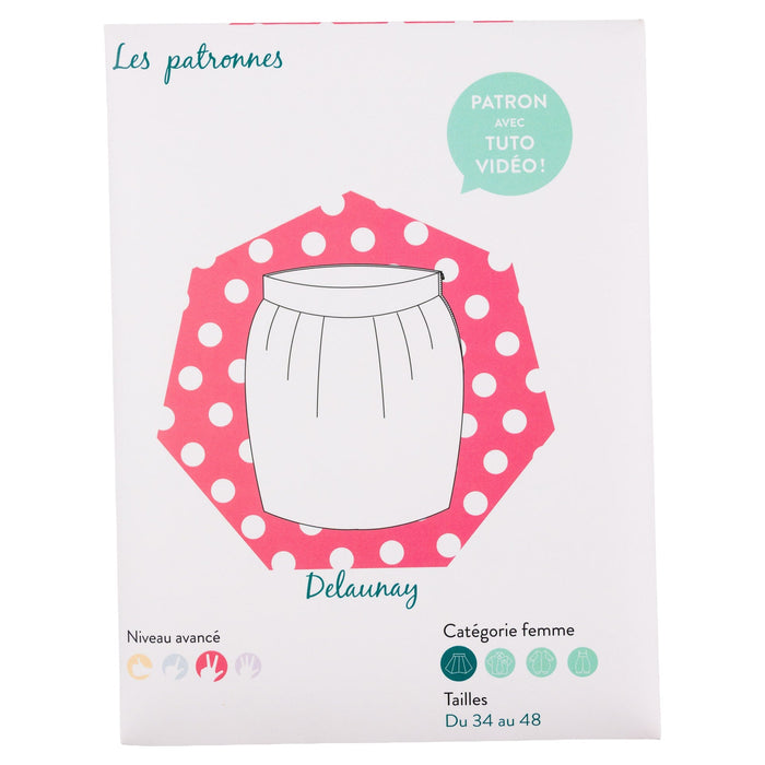 Patron Jupe DELAUNAY - Les Patronnes Patron Les patronnes 