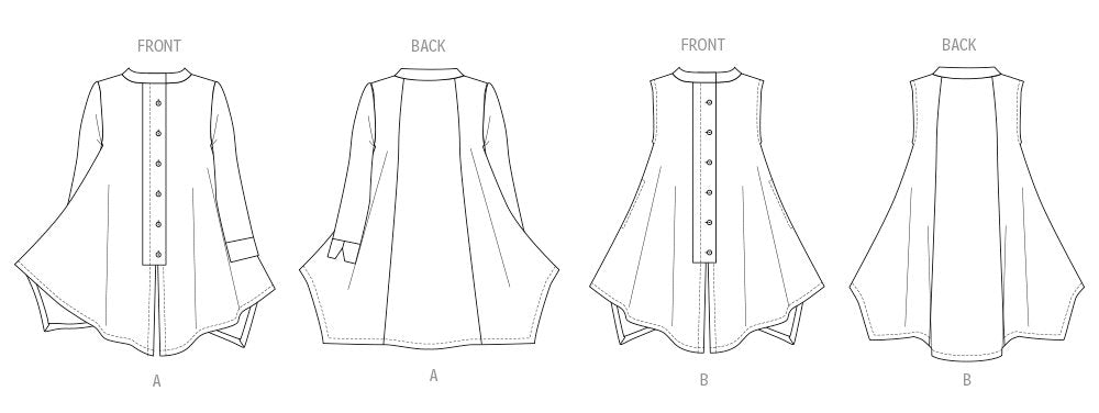 Patron Katherine Tilton - Haut Patron Butterick 