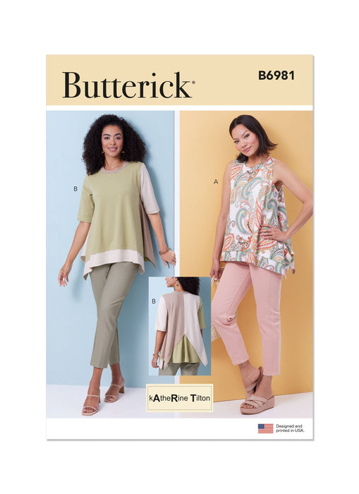 Patron Katherine Tilton - Haut, Tunique Patron Butterick 