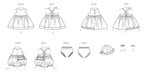 Patron Laura Ashley - Barboteuse, Chapeau, Corsage, Culotte, Jupe, Pantalon, Robe Patron McCall's 